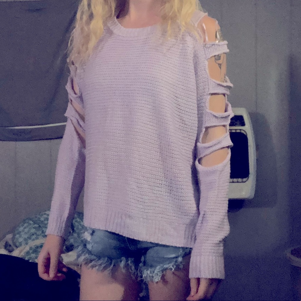 Purple sweater